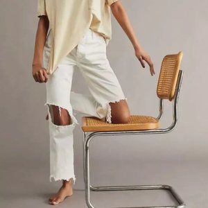 Free People We The Free Maggie Ripped destroyed raw hem Jeans